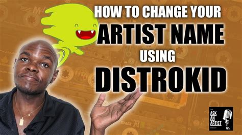 change artist name distrokid